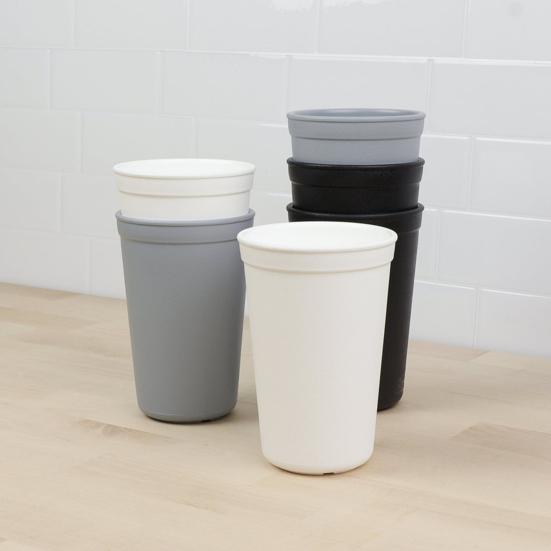 Replay 6 Piece Sets Monochrome Replay Dinnerware Tumblers at Little Earth Nest Eco Shop Geelong Online Store Australia