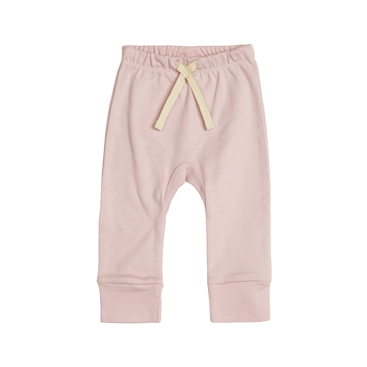 Sapling Child Essentials Heart Pants Sapling Child Baby & Toddler Clothing 0-3M / Dusty Pink at Little Earth Nest Eco Shop