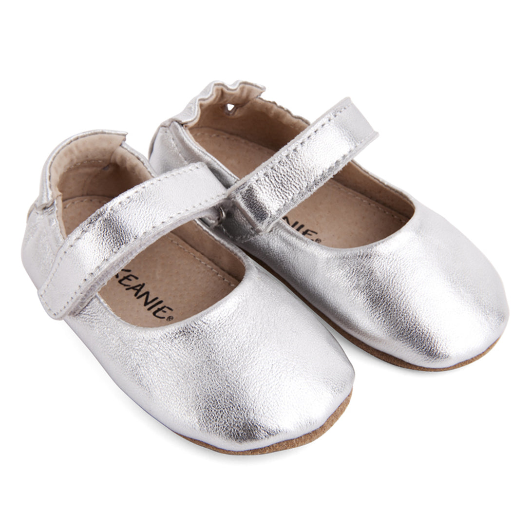 Skeanie Lady Jane Skeanie Shoes S / Silver at Little Earth Nest Eco Shop Geelong Online Store Australia