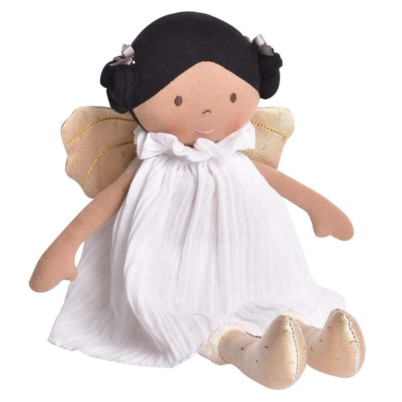 Organic Cotton Fairy Doll Tikiri Soft Toys at Little Earth Nest Eco Shop Geelong Online Store Australia