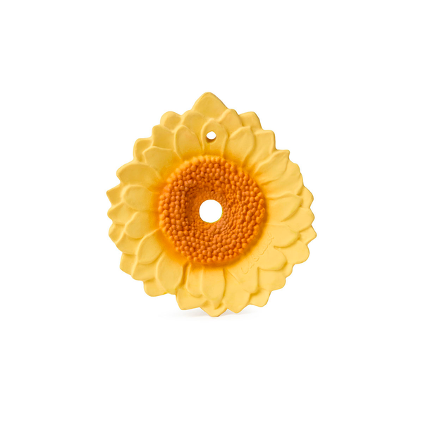 Sun the Sunflower Teether by Oli and Carol Oli and Carol Dummies and Teethers at Little Earth Nest Eco Shop