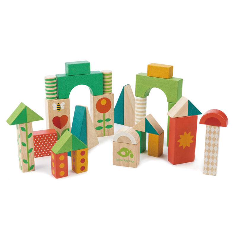 Wooden Baby Walker with Blocks Little Earth Nest Baby Activity Toys at Little Earth Nest Eco Shop Geelong Online Store Australia