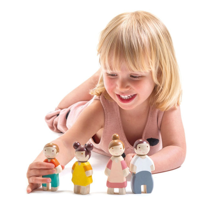 Wooden Doll Family by Tenderleaf Toys Tenderleaf Toys Dolls, Playsets & Toy Figures at Little Earth Nest Eco Shop