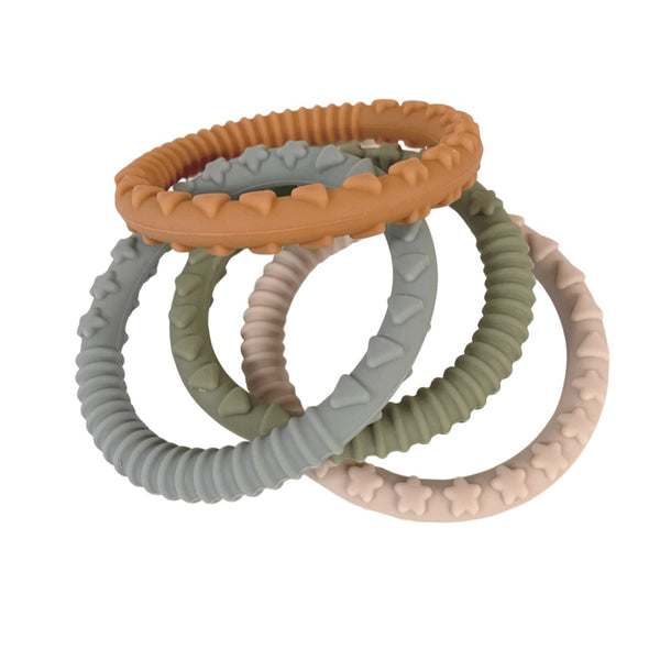 Textured Teething Ring Toy Nature Bubz Dummies and Teethers at Little Earth Nest Eco Shop