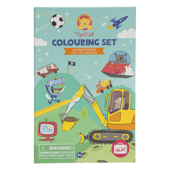 Tiger Tribe Colouring Set Tiger Tribe Activity Toys Adventures at Little Earth Nest Eco Shop