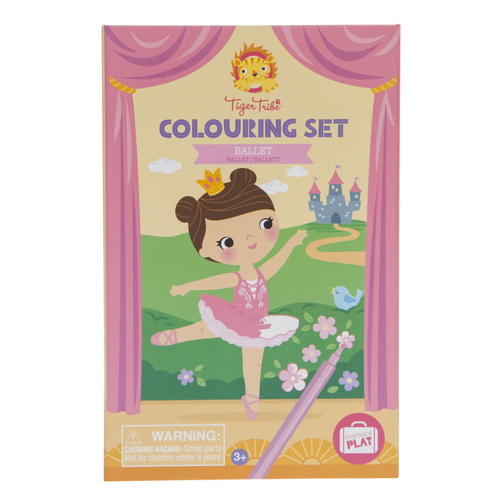 Tiger Tribe Colouring Set Tiger Tribe Activity Toys Ballet at Little Earth Nest Eco Shop