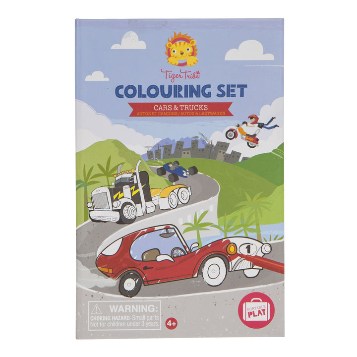 Tiger Tribe Colouring Set Tiger Tribe Activity Toys Cars & Trucks at Little Earth Nest Eco Shop