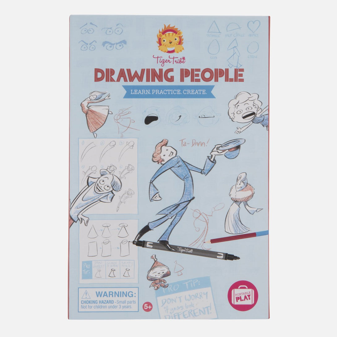 Tiger Tribe Drawing People Kids Activity Kit Tiger Tribe Activity Toys at Little Earth Nest Eco Shop Geelong Online Store Australia