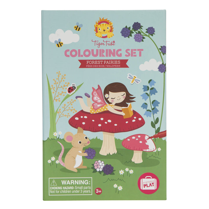 Tiger Tribe Colouring Set Tiger Tribe Activity Toys Forest Fairies at Little Earth Nest Eco Shop