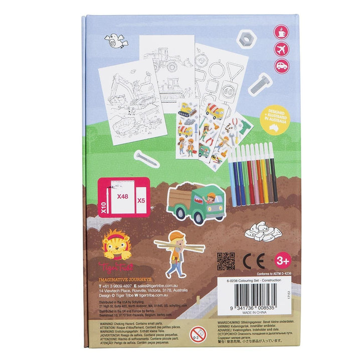 Tiger Tribe Colouring Set Tiger Tribe Activity Toys at Little Earth Nest Eco Shop
