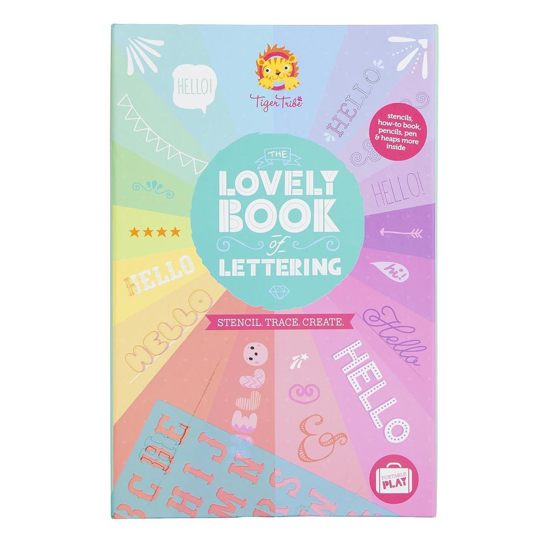 Tiger Tribe The Lovely Book of Lettering Tiger Tribe Activity Toys at Little Earth Nest Eco Shop Geelong Online Store Australia