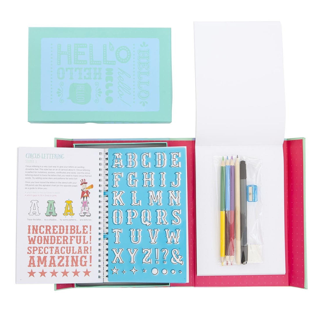 Tiger Tribe The Lovely Book of Lettering Tiger Tribe Activity Toys at Little Earth Nest Eco Shop Geelong Online Store Australia