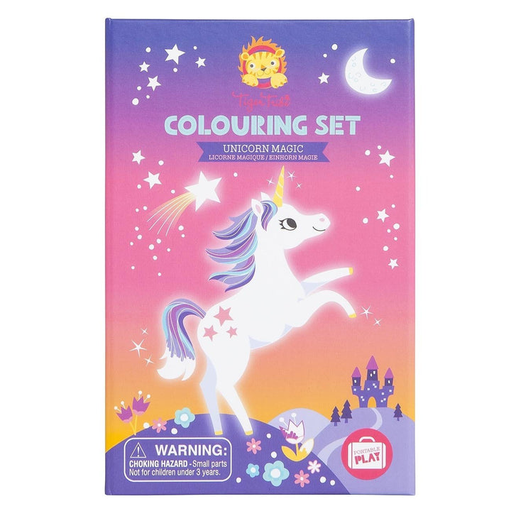 Tiger Tribe Colouring Set Tiger Tribe Activity Toys Unicorn Magic at Little Earth Nest Eco Shop
