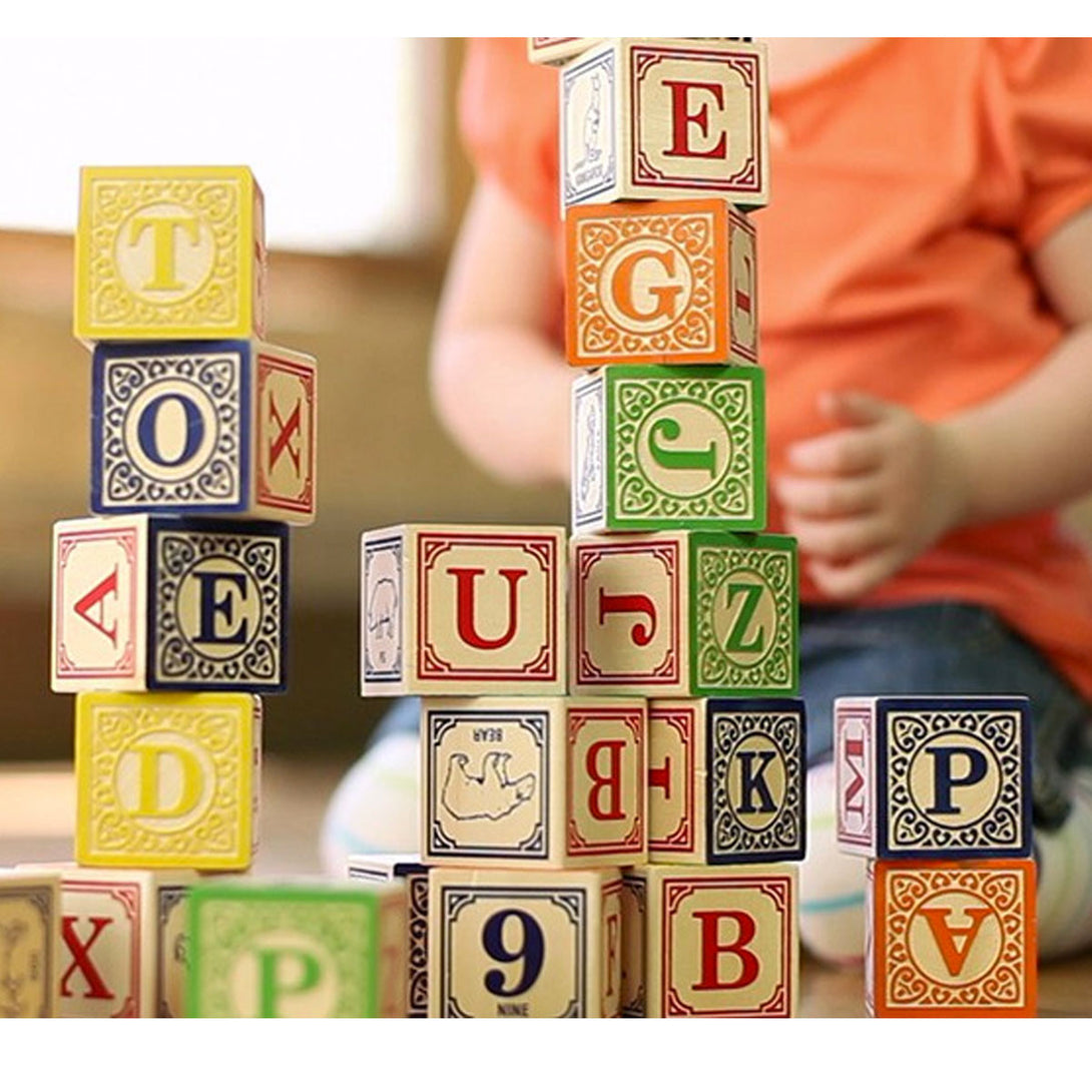 Uncle Goose Classic ABC Blocks Uncle Goose Wooden Blocks at Little Earth Nest Eco Shop Geelong Online Store Australia