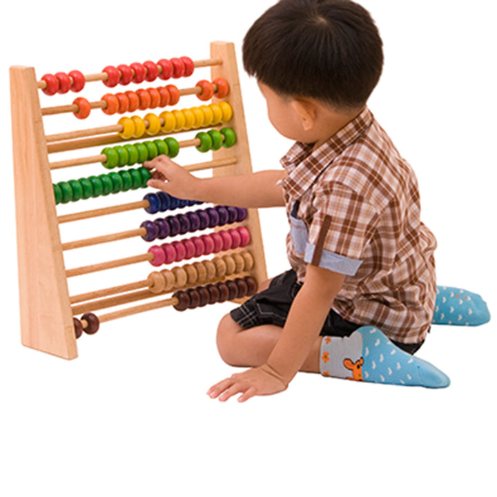 Voila Wooden Rainbow Abacus - Large Voila General at Little Earth Nest Eco Shop