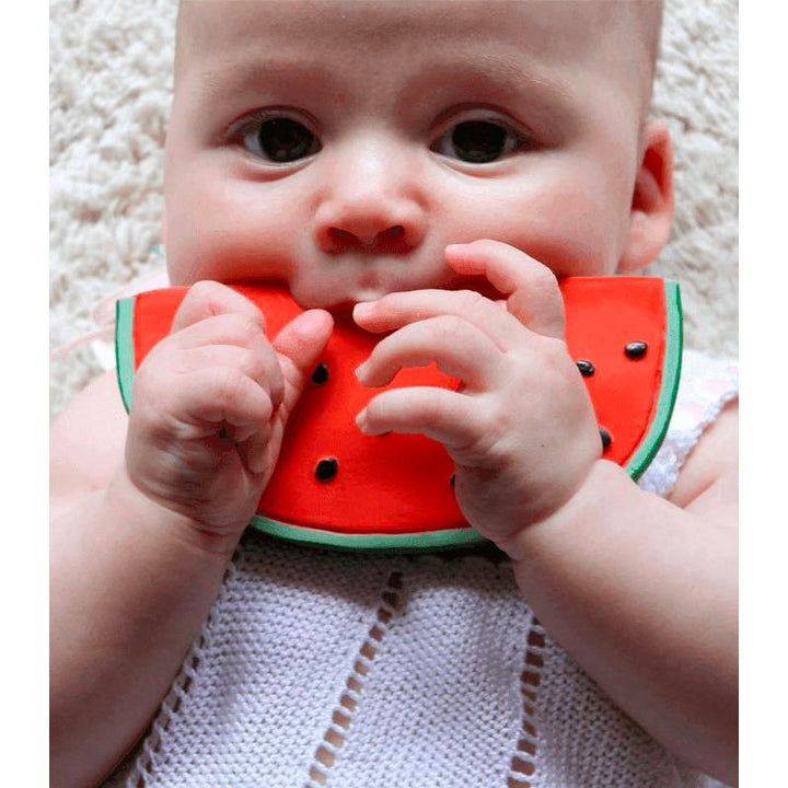 Wally the Watermelon Teether by Oli and Carol Oli and Carol Dummies and Teethers at Little Earth Nest Eco Shop