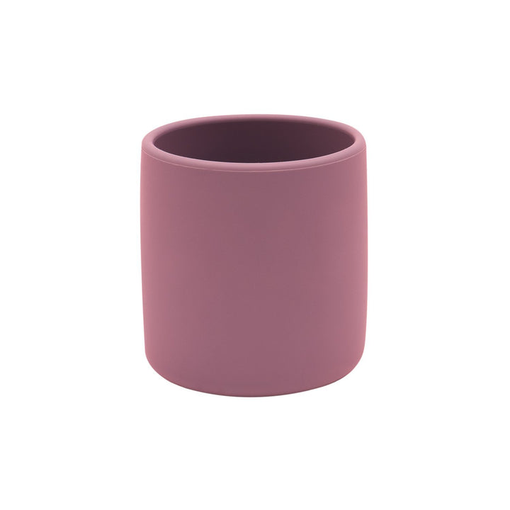 We Might Be Tiny Grip Cup We Might Be Tiny Dinnerware Dusty Rose at Little Earth Nest Eco Shop