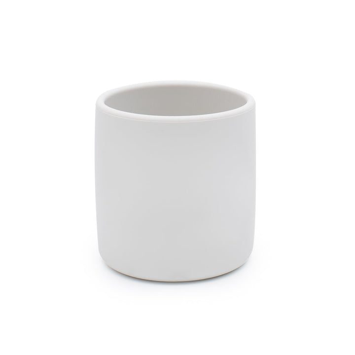 We Might Be Tiny Grip Cup We Might Be Tiny Dinnerware Light Grey at Little Earth Nest Eco Shop
