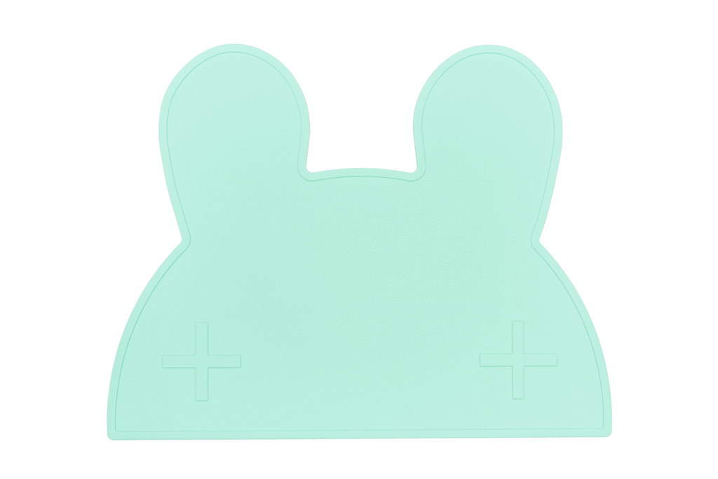 We Might Be Tiny Placemats We Might Be Tiny Dinnerware Bunny / Mint Green at Little Earth Nest Eco Shop Geelong Online Store Australia