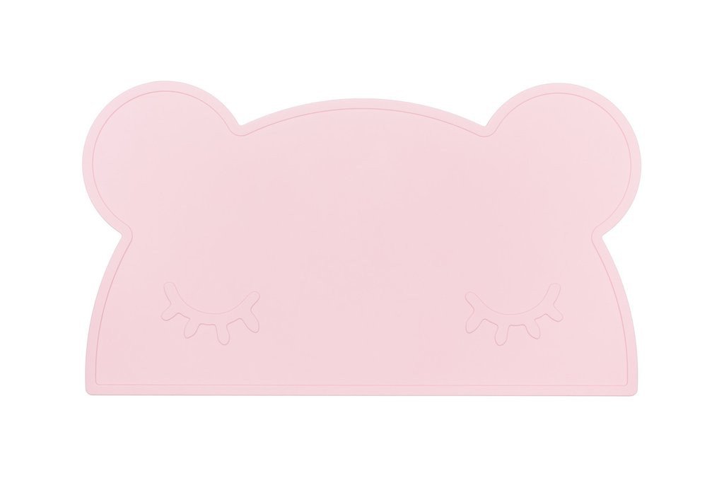 We Might Be Tiny Placemats We Might Be Tiny Dinnerware Bear / Baby Pink at Little Earth Nest Eco Shop Geelong Online Store Australia