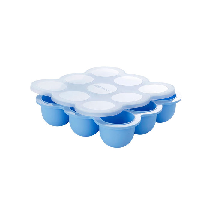 Wean Meister Silicone Baby Food Storage Pods Wean Meister Baby Feeding Baby Blue at Little Earth Nest Eco Shop