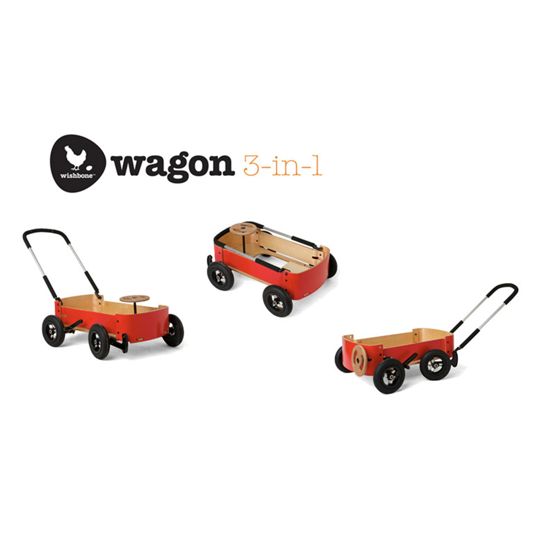 Wishbone Wagon Red Wishbone Australia Kids Riding Vehicles at Little Earth Nest Eco Shop Wishbone Wagon Red | Ride On Toys | Little Earth Nest Geelong Online Store Australia