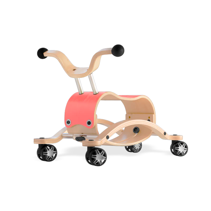 Wishbone Mini Flip Racer with Race Base Wishbone Australia Toys Pink at Little Earth Nest Eco Shop