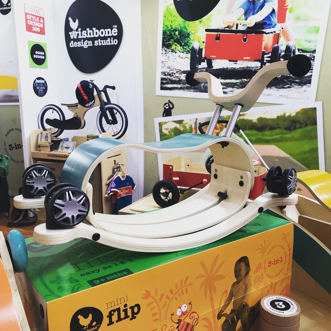Wishbone Mini Flip Racer with Race Base Wishbone Australia Toys at Little Earth Nest Eco Shop Geelong Online Store Australia