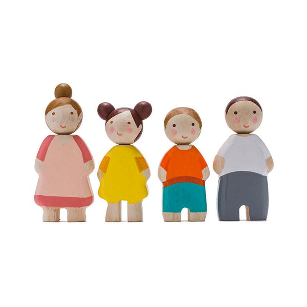 Wooden Doll Family by Tenderleaf Toys Tenderleaf Toys Dolls, Playsets & Toy Figures at Little Earth Nest Eco Shop