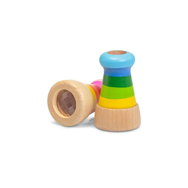 Wooden Telescope Kaleidoscope Keycraft Activity Toys at Little Earth Nest Eco Shop