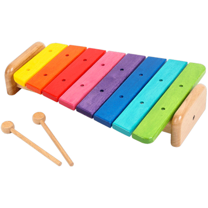Wooden Large Rainbow Xylophone Toy Voila Musical Toys at Little Earth Nest Eco Shop