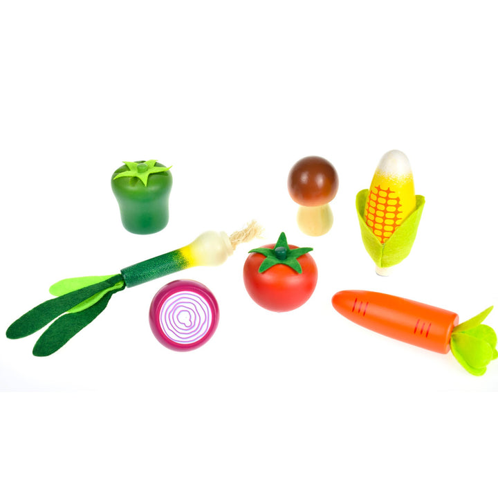 Wooden Play Vegetables Little Earth Nest Toy Kitchens & Play Food at Little Earth Nest Eco Shop