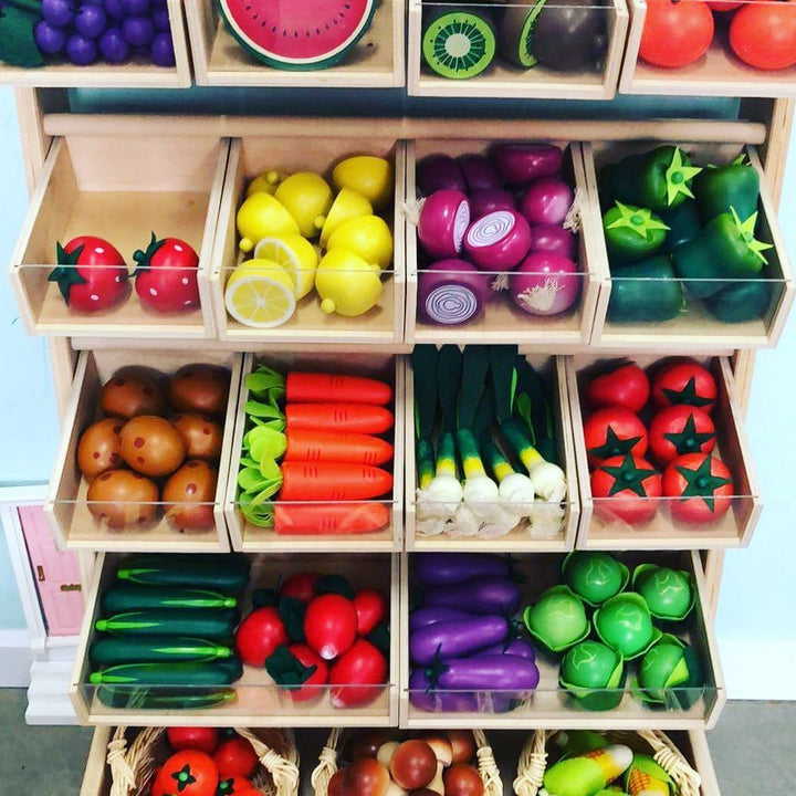 Wooden Play Vegetables Little Earth Nest Toy Kitchens & Play Food at Little Earth Nest Eco Shop