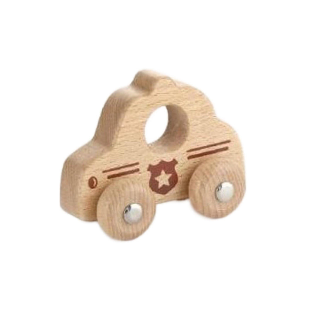 Natural Wooden Emergency Cars by Viga Viga Toys Toy Cars Police at Little Earth Nest Eco Shop Geelong Online Store Australia