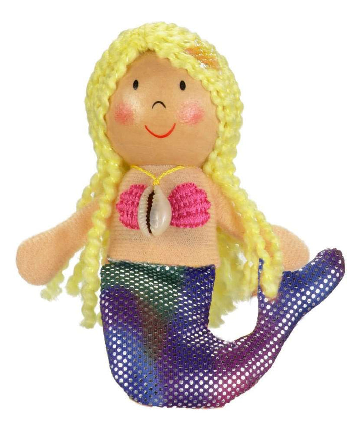 Boutique Finger Puppets Fiesta Crafts Toys Mermaid at Little Earth Nest Eco Shop