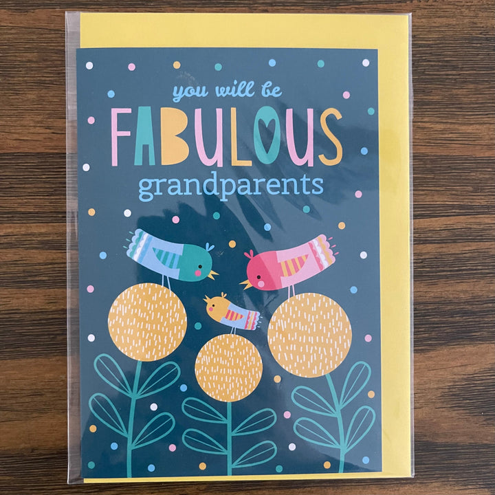 Fabulous Grandparents Card Aero Images Greeting & Note Cards at Little Earth Nest Eco Shop