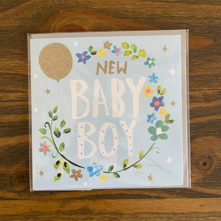 Baby Boy Card Little Earth Nest