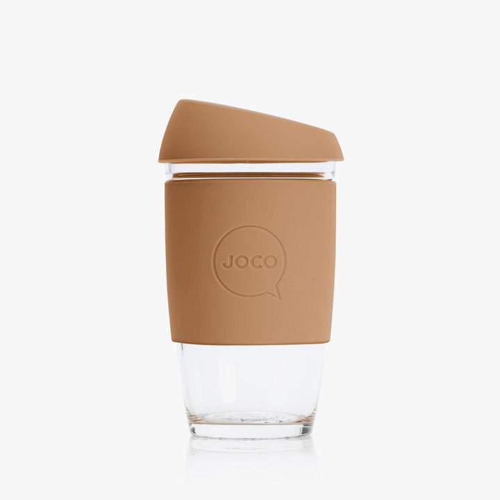 Joco Reusable Glass Cup 6oz Joco Coffee & Tea Cups Butterum at Little Earth Nest Eco Shop
